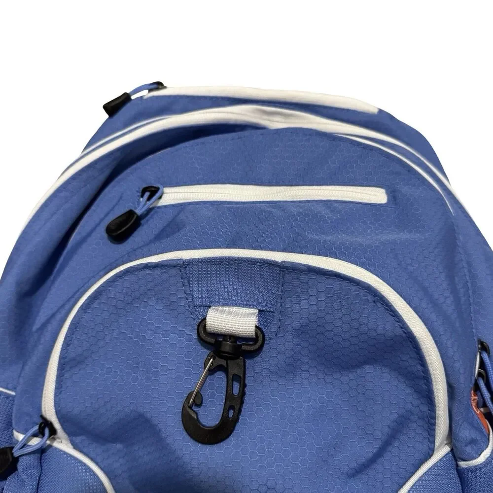 High‎ Sierra Blue Backpack With Suspension Strap System And Tech Spot